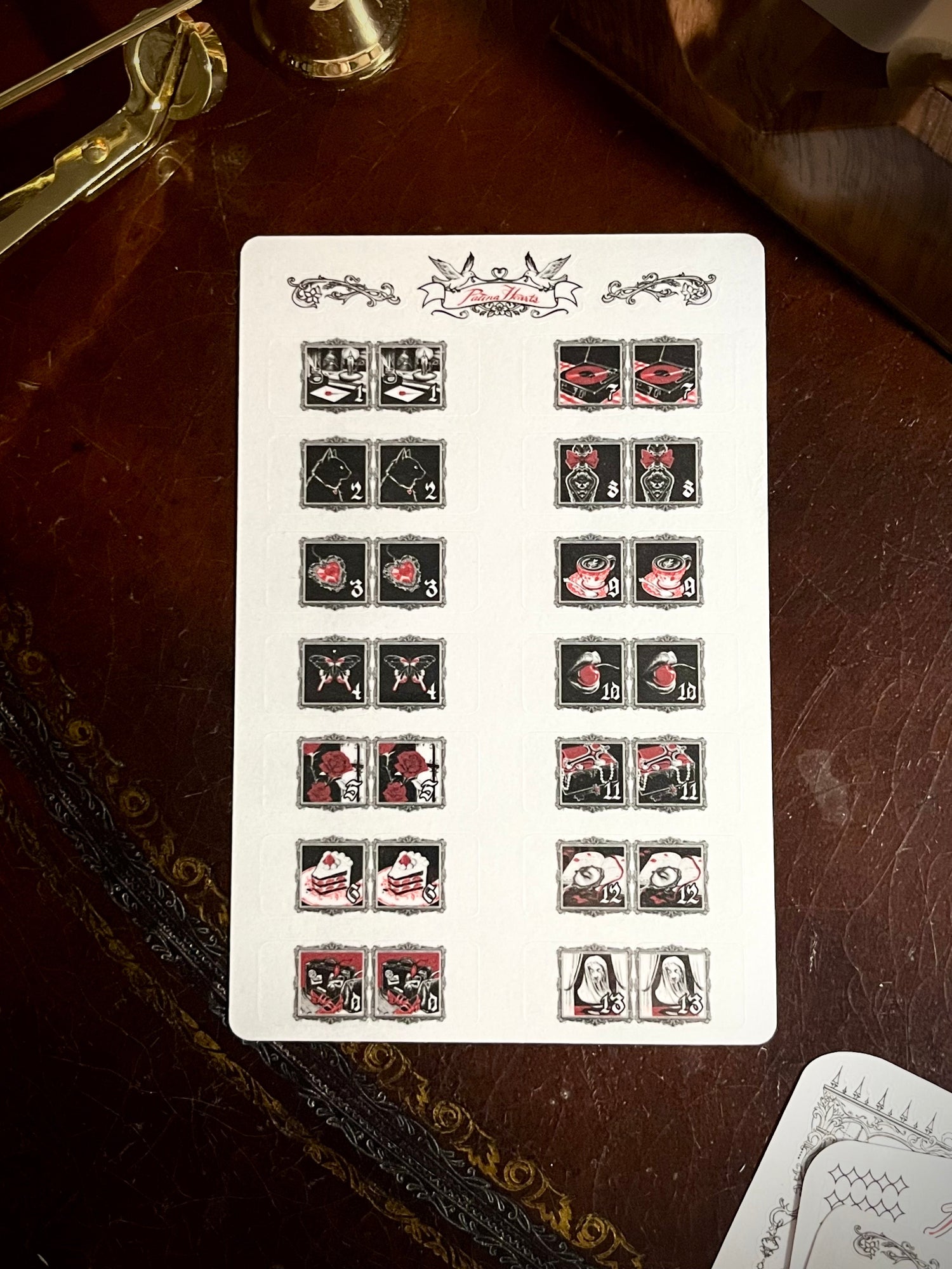 Dark Frames Index Tabs