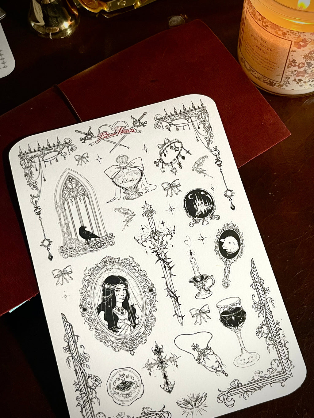 Dark Feminine Sticker Sheet