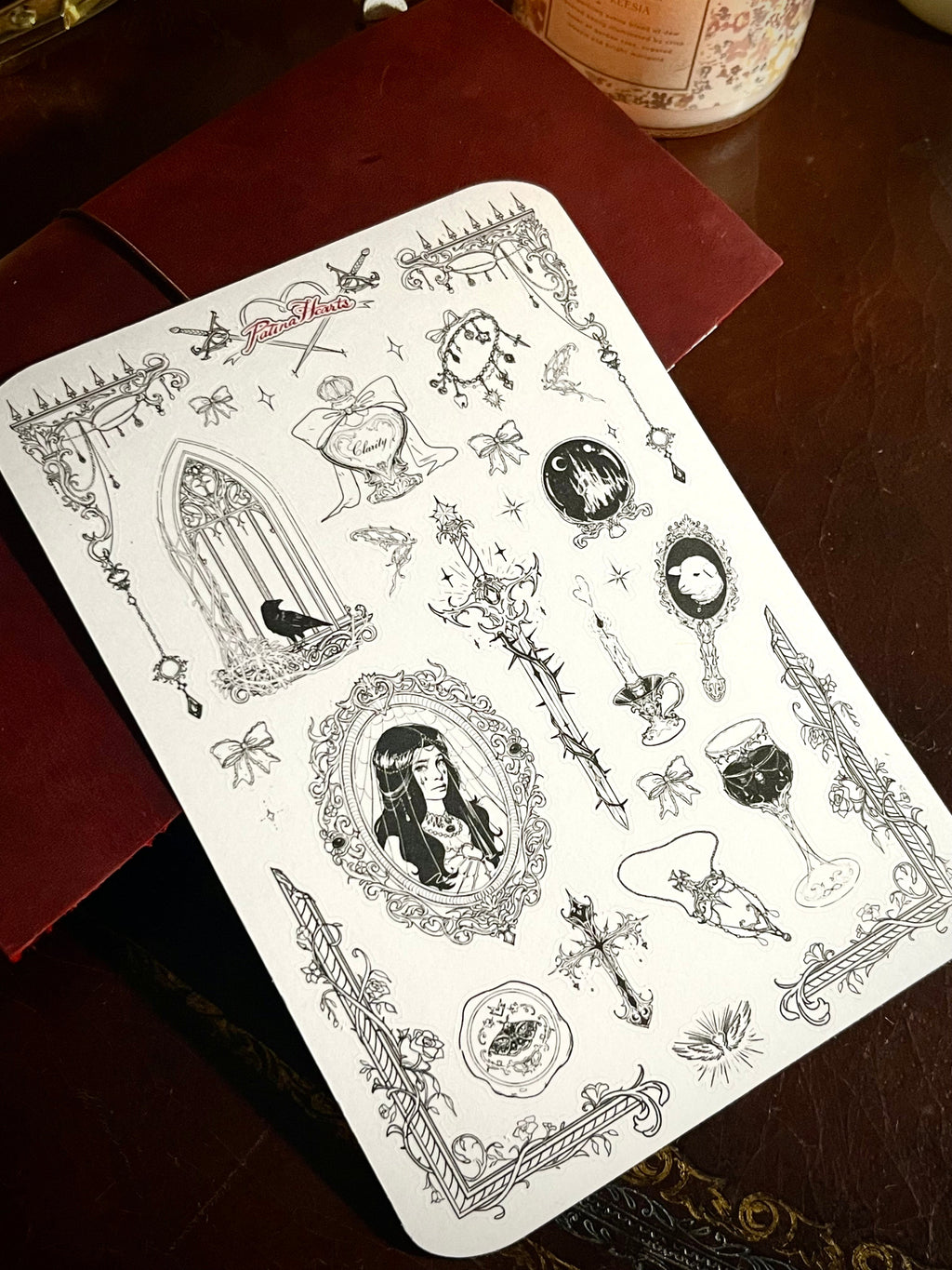 Dark Feminine Sticker Sheet