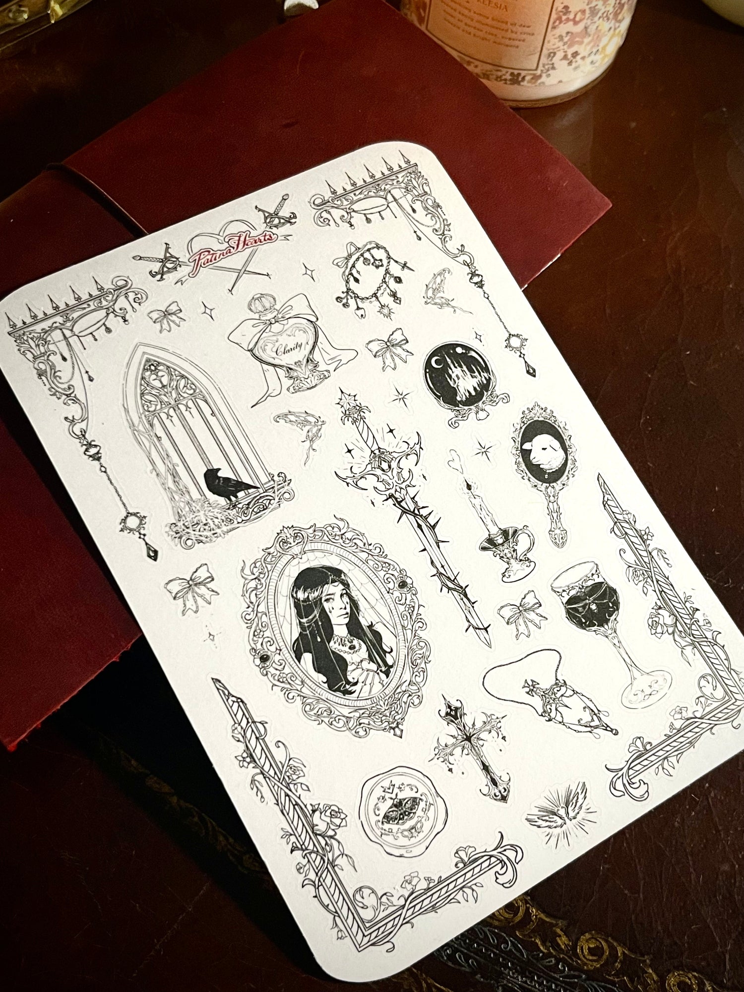 Dark Feminine Sticker Sheet